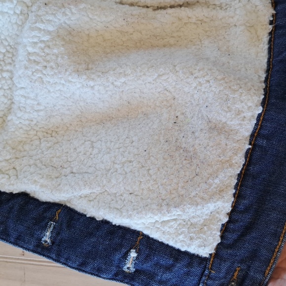 IDYLLWIND Myranda Lambert Sherpa Dark Wash Denim Jean Jacket - Picture 6 of 10